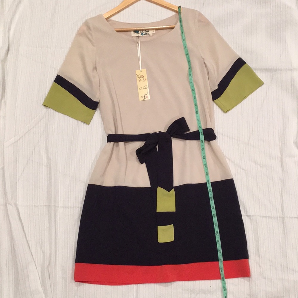 Flowy Color-block Dress - Picture 7 of 8